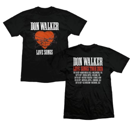 Don Walker Love Songs Tee